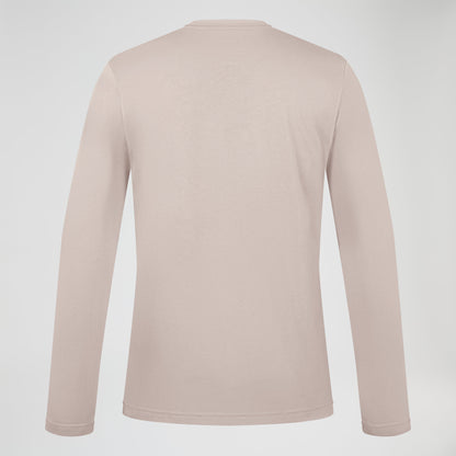 Men's Big Logo Long Sleeve Tee - Grey