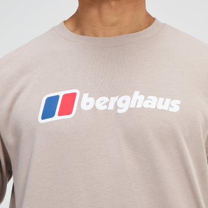 Men's Big Logo Long Sleeve Tee - Grey
