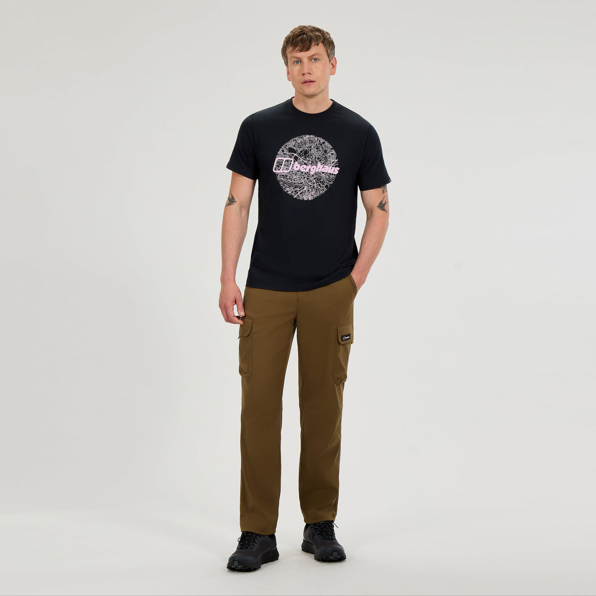 Men's Map Of The Toon Tee - Black