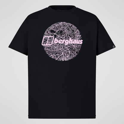 Men's Map Of The Toon Tee - Black