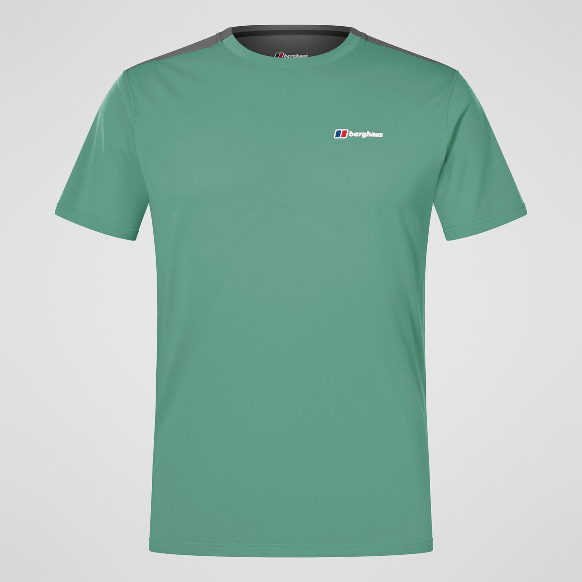 Men's Terrain Trek Tech Tee - Green/Grey