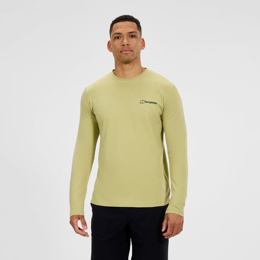 Men's Center Logo Tee - Natural