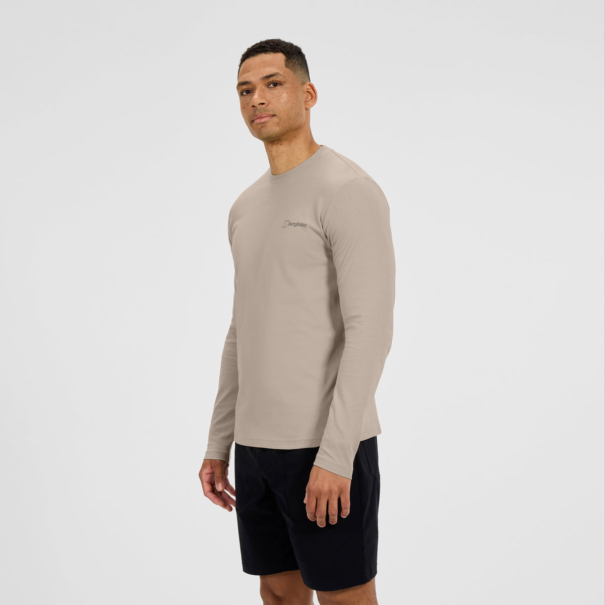 Men's Center Logo Tee - Grey