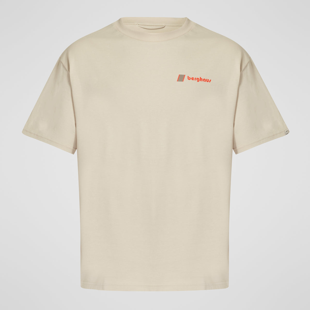 Unisex Pioneer Circular Logo Tee - Stone