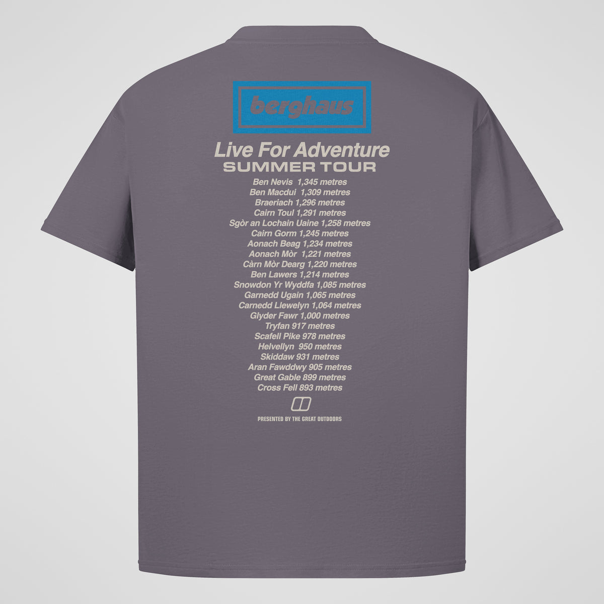 Unisex Adventure Tour Tee - Purple
