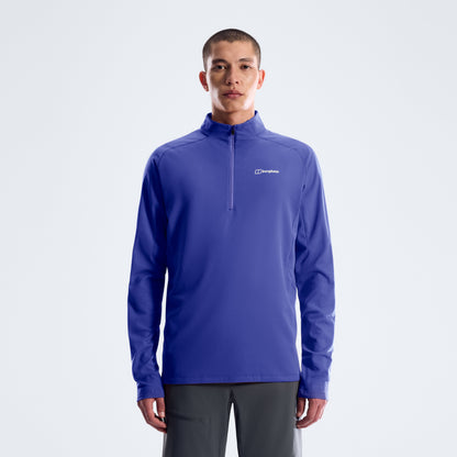 Men's Theralite Half Zip Tech Tee - Blue