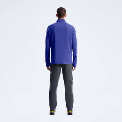 Men's Theralite Half Zip Tech Tee - Blue