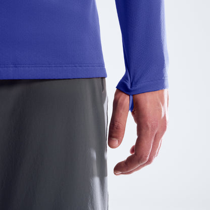 Men's Theralite Half Zip Tech Tee - Blue