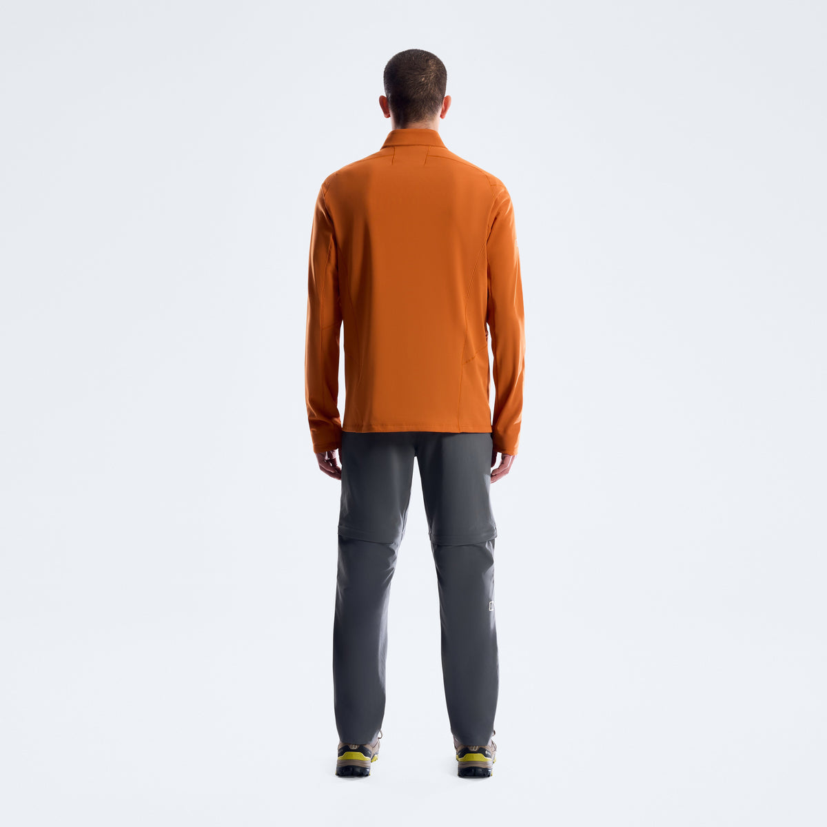 Men's Theralite Half Zip Tech Tee - Blazing Fire