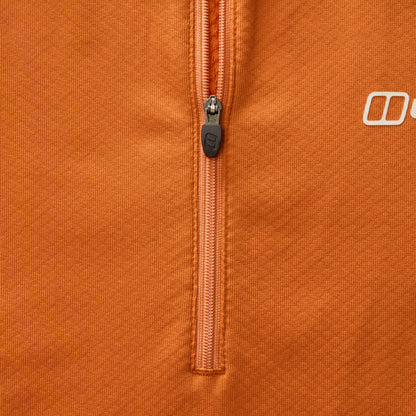 Men's Theralite Half Zip Tech Tee - Blazing Fire