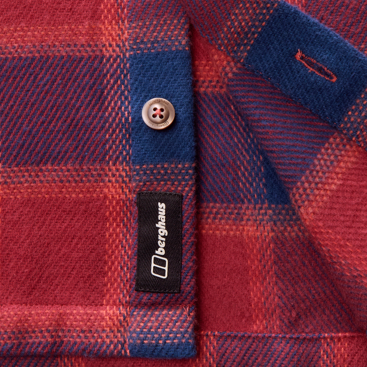 Men's Ashbrooke Overshirt - Hale Navy/Red Fury