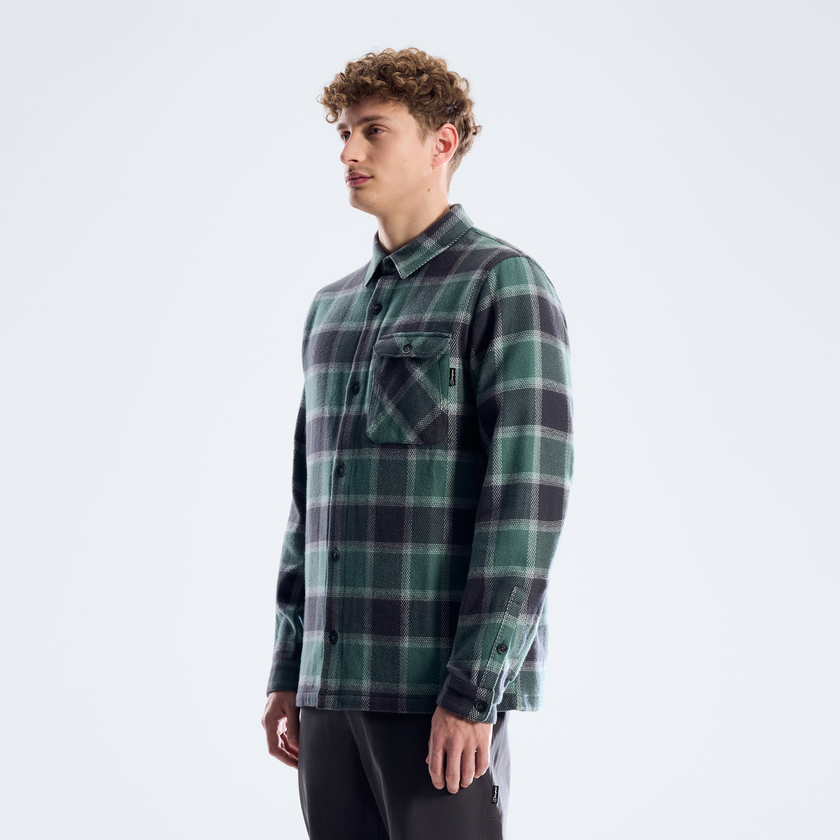 Men's Ashbrooke Overshirt - Green/Black