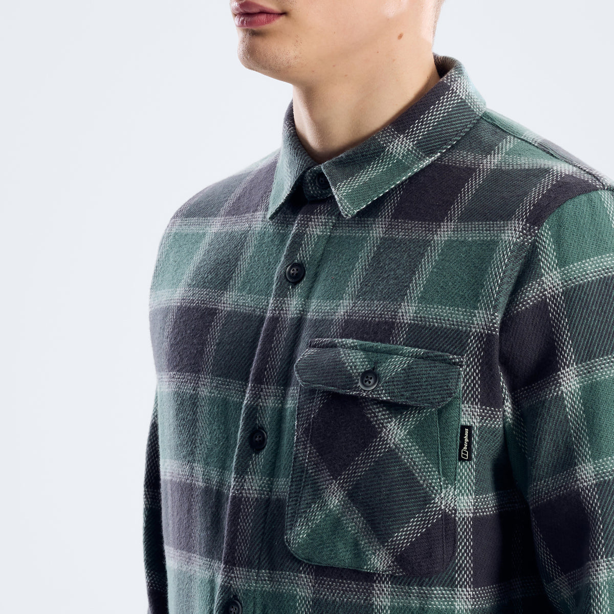 Men's Ashbrooke Overshirt - Green/Black