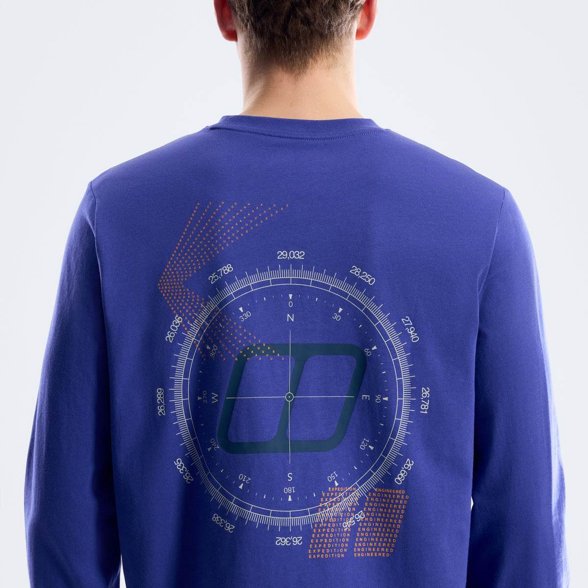 Men's Compass Essential Tee - Bottle Blue