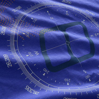Men's Compass Essential Tee - Bottle Blue