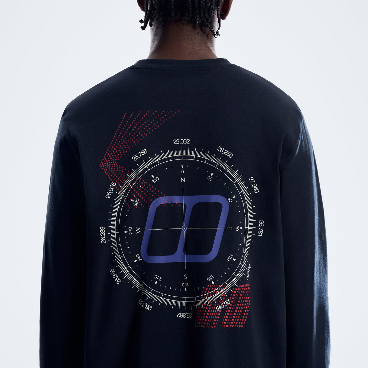 Men's Compass Essential Tee - Jet Black