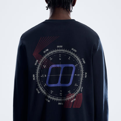 Men's Compass Essential Tee - Jet Black