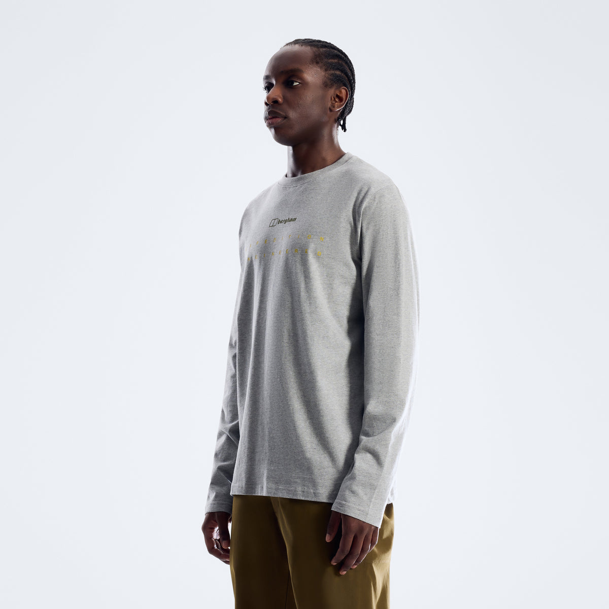 Men's Compass Essential Tee - Grey Marl