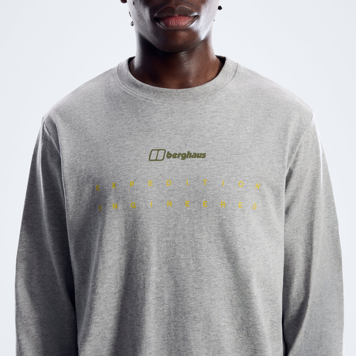 Men's Compass Essential Tee - Grey Marl