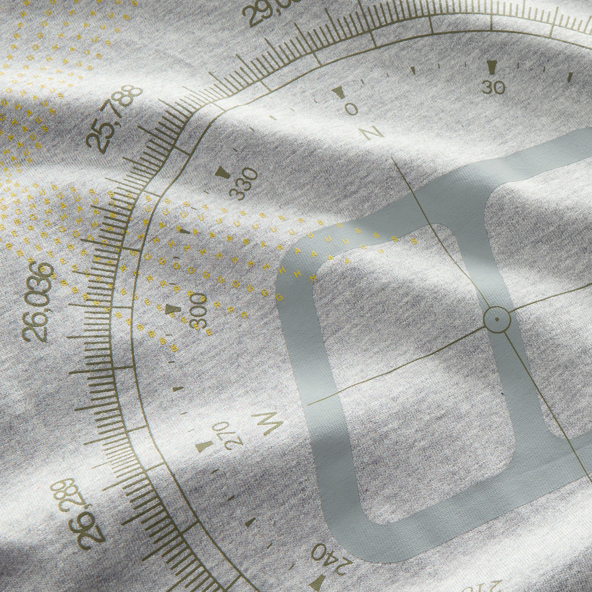 Men's Compass Essential Tee - Grey Marl