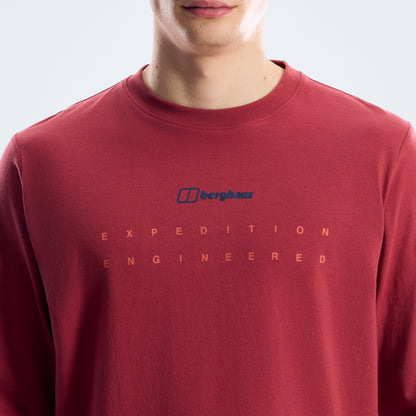 Men's Compass Essential Tee - Red Fury