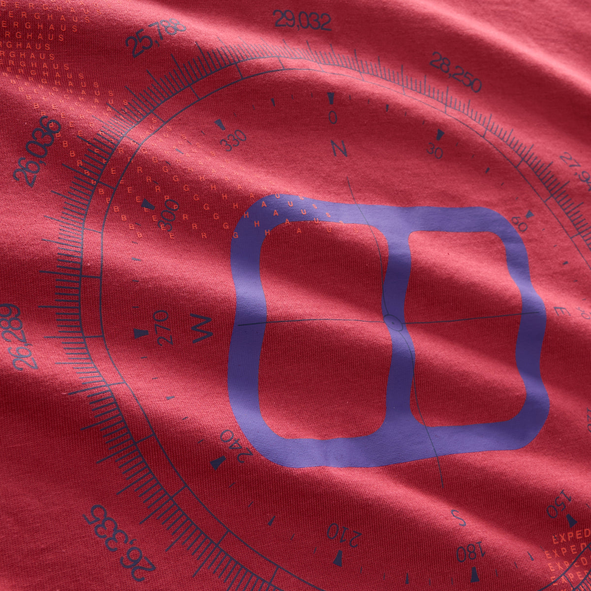 Men's Compass Essential Tee - Red Fury