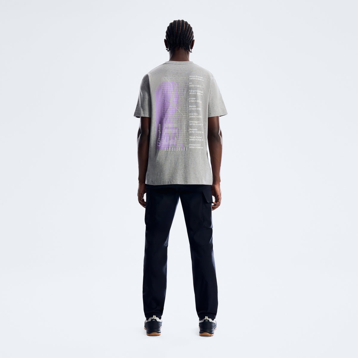 Men's Mount 10 Essential Tee - Grey Marl