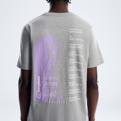 Men's Mount 10 Essential Tee - Grey Marl