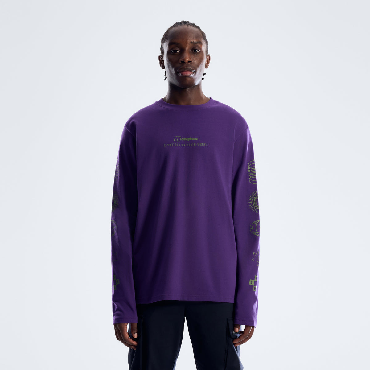 Men's Exped Essential Long Sleeve Tee - Iris