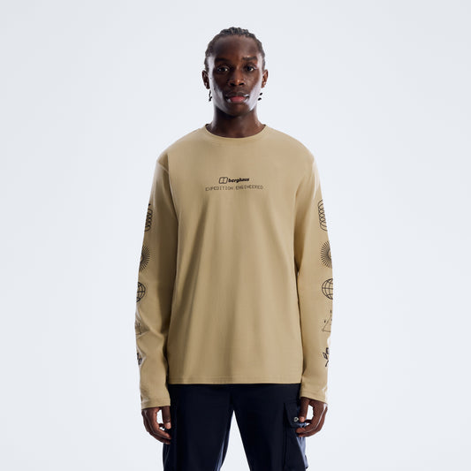 Men's Exped Essential Long Sleeve Tee - Tuscan