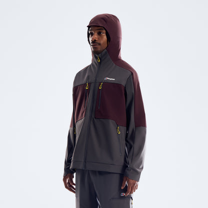 Men's Vantashell Jacket - Archive Black/Chakra