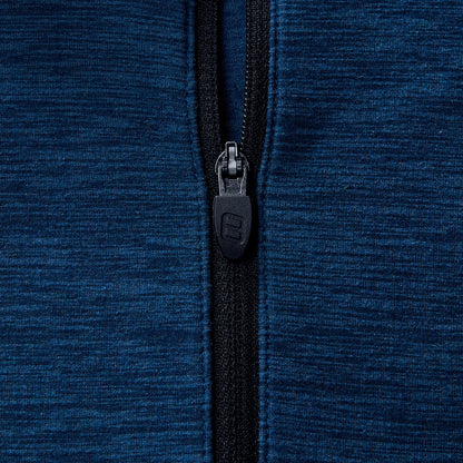 Farndale+ Long Sleeve Half Zip Tech Tee - Jet Black/Hale Navy