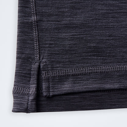 Farndale+ Long Sleeve Half Zip Tech Tee - Archive Black/Chakra