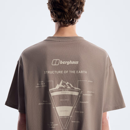 Men's Geo Structure Tee - Dark Grey
