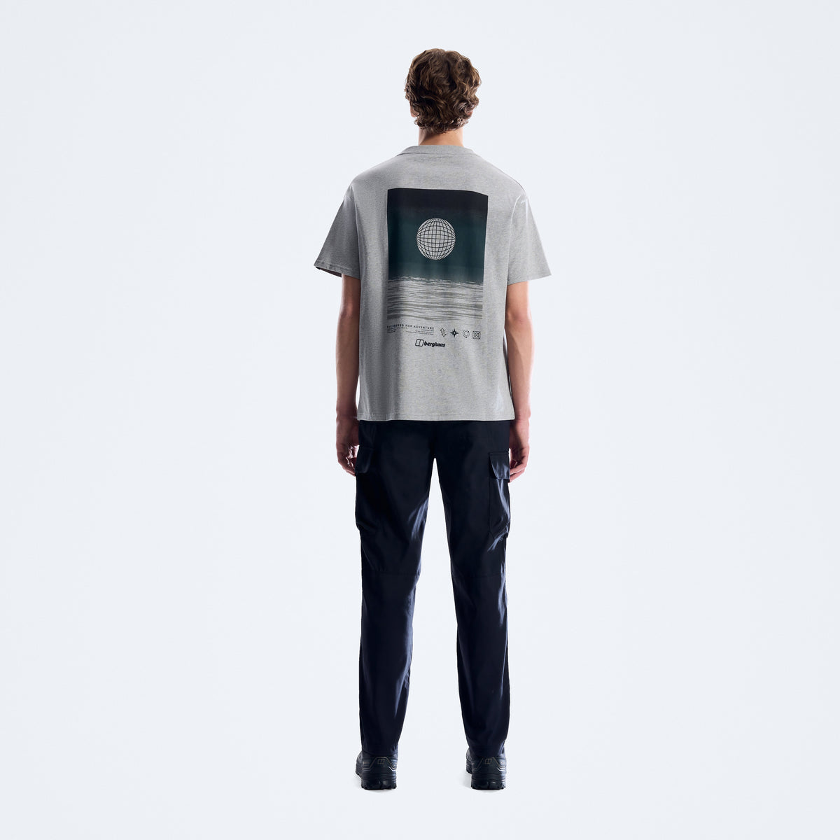Men's Solar Sphere Tee - Light Grey