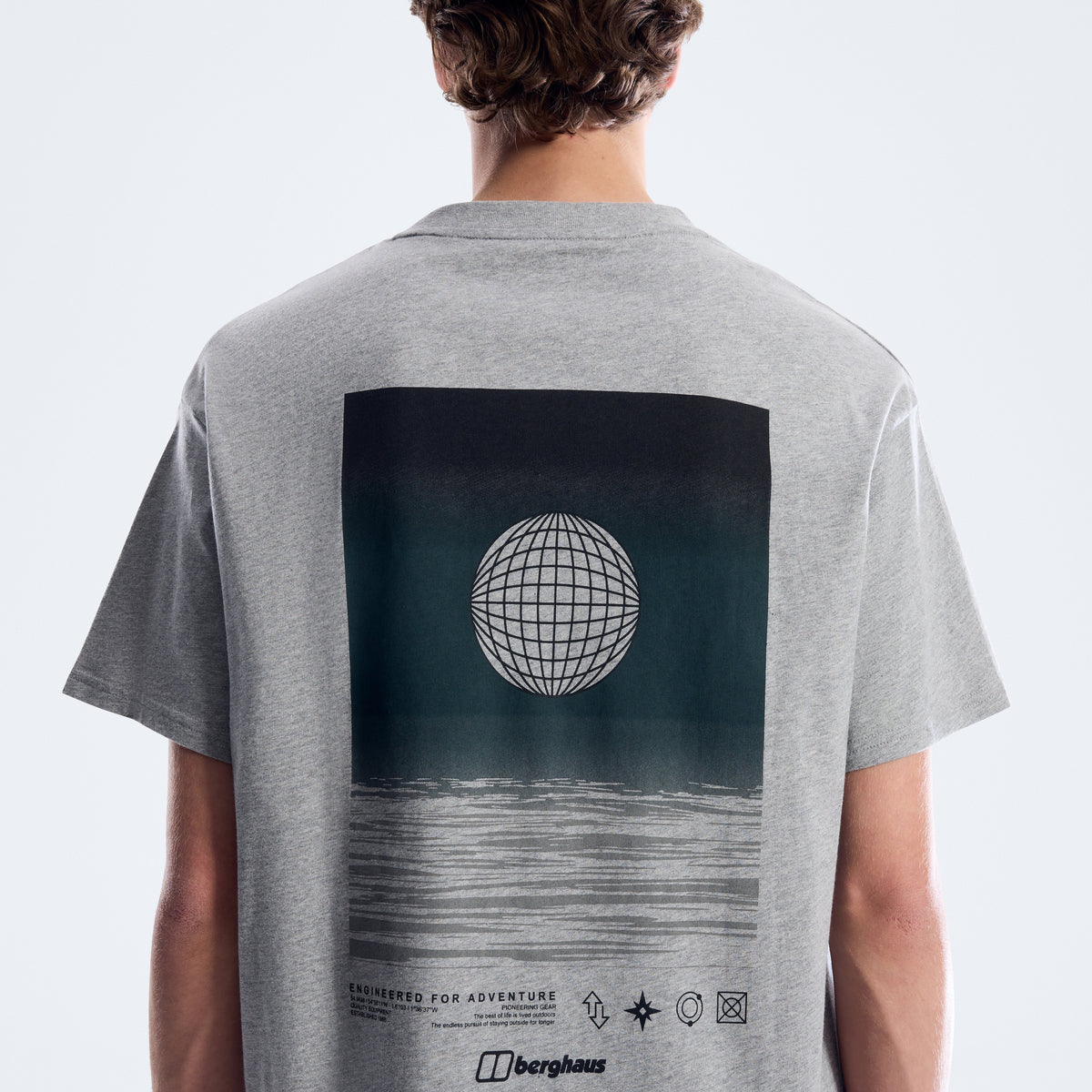 Men's Solar Sphere Tee - Light Grey