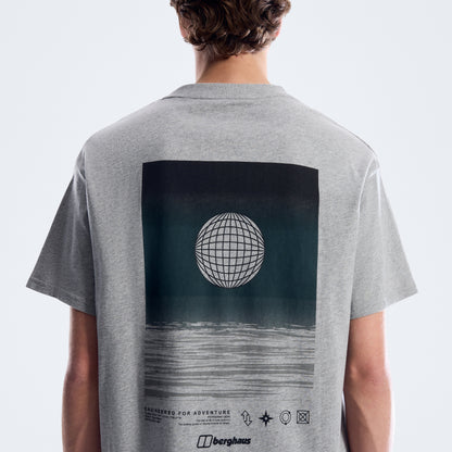 Men's Solar Sphere Tee - Light Grey