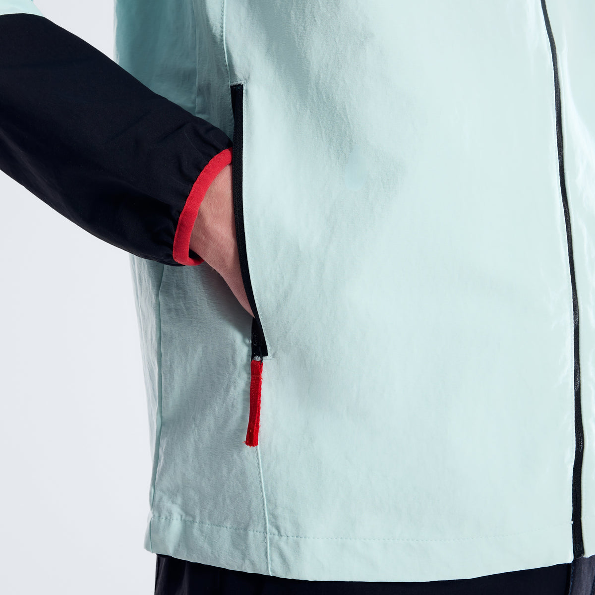 Men's Kara-SU Windbreaker - Polar/Jet Black